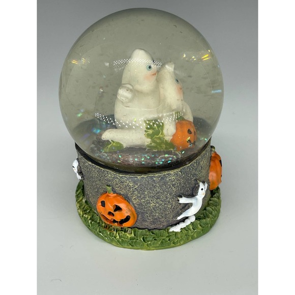 Pre-owned EUC Greenbrier Small Halloween Glitter Snow Globe Ghosts & pumpkins - Picture 3 of 8